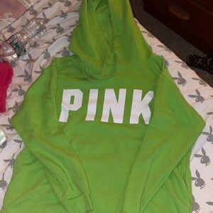 PINK Victoria's Secret Green Hoodie